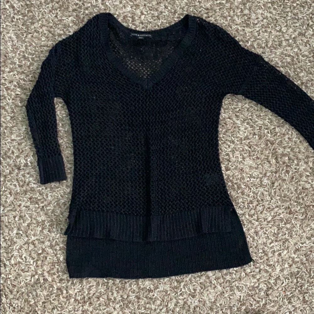Fishnet skull sweater.